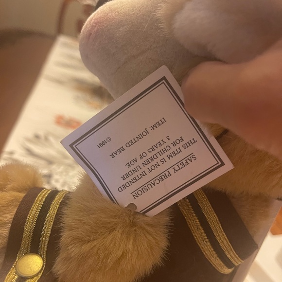 Henri Bendel limited Edition Plush Bear with Brown and Gold Outfit - Picture 4 of 16